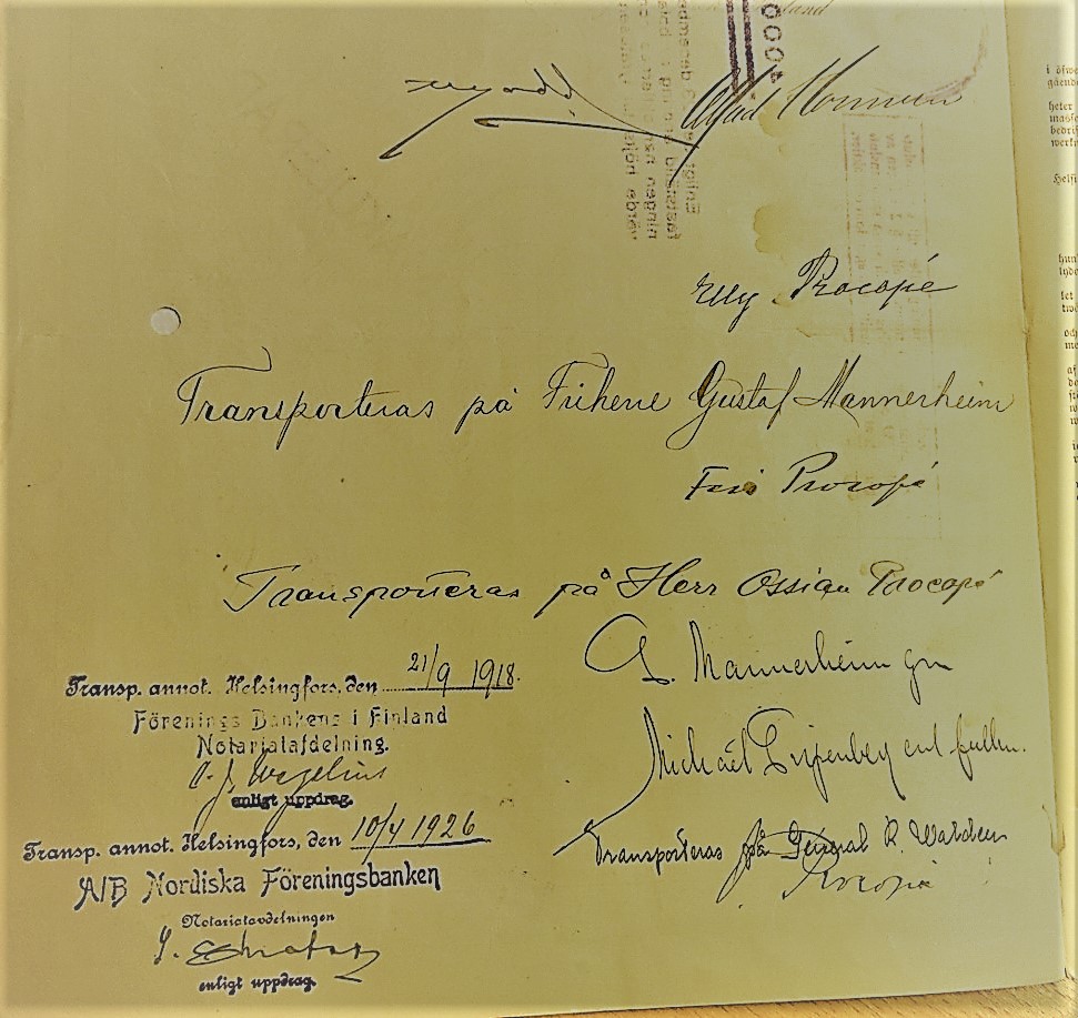 Mannerheimin nimikirjoitus